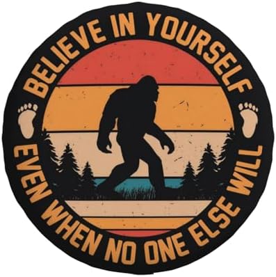 Spare Tire Cover for RV Camper, Bigfoot Sasquatch Tire Cover Protectors by Unknown