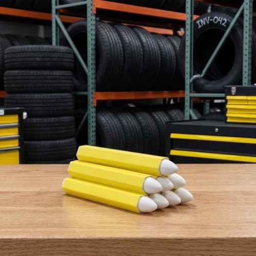 12pcs Yellow Car Tire Marker Pen - Image 6