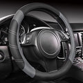 CAR PASS Line Rider Microfiber Leather Sporty Steering Wheel Cover Universal by CARPASS
