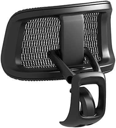 ELABEST Office Chair ELAMAX 1096E Headrest in Black, Adjustable Nylon Headrest by ELABEST