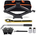 2 Ton Scissor Jack Kit with Lug Wrench by Unknown