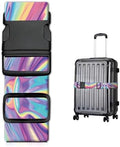 Luggage Straps for Suitcases, Heavy Duty Travel Belt by JYCardPKT