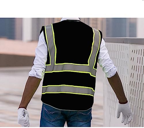 XIAKE 9 Pockets Class 2 High Visibility Reflective Safety Vest - Image 4