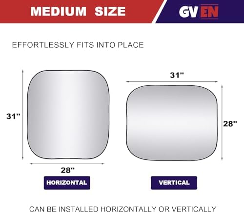 Gven Windshield Sun Shade 2pcs - Image 2