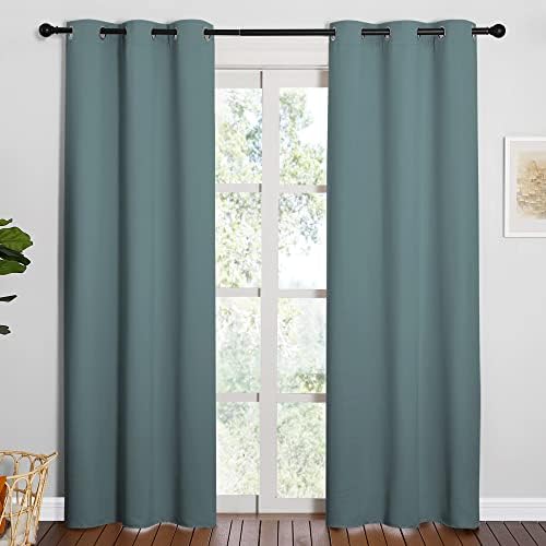 NICETOWN Greyish Blue Blackout Curtains by NICETOWN