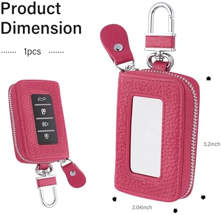 Car Key Fob Case for Replacing Old Key Fob Cover, Genuine Leather Car Key Case - Image 2