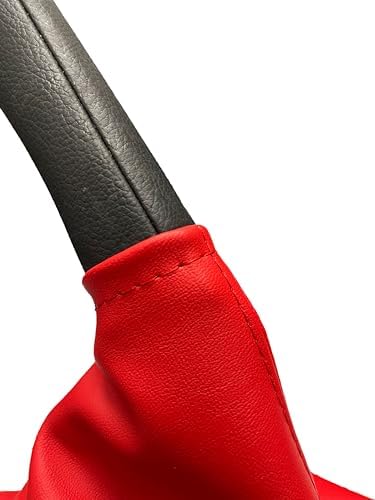 Torch Red Vinyl Handbrake Boot Cover Compatible - Image 5