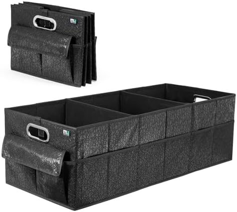 MIU COLOR Trunk Organizer for SUV, Sturdy Car Organizer, Non-Slip Bottom by MIUCOLOR