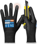 KAYGO Cut Resistant Work Gloves PU Coated, Touchscreen, 12 Pairs by KAYGO