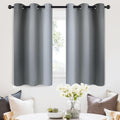 SimpleHome Ombre Grey to Grey White Curtains by SimpleHome