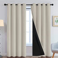 Yakamok Stone Blackout Curtains 96 Inches Long by Yakamok