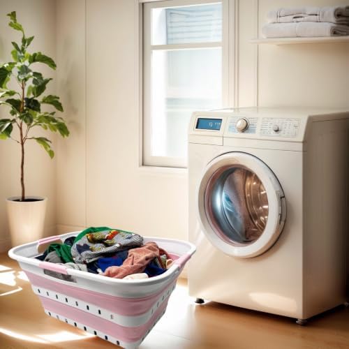 SAMMART 42L Collapsible Plastic Laundry Basket - Image 4