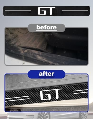Door Sill Protectors for Kia Forte GT & Forte GT-Line 2021-2025, Carbon Fiber - Image 3