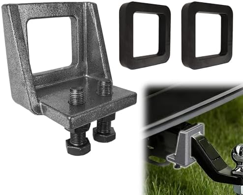 Anti-Rattle Hitch Clamp for 2” Trailer Receiver Hitch, 2 Pads by Unknown