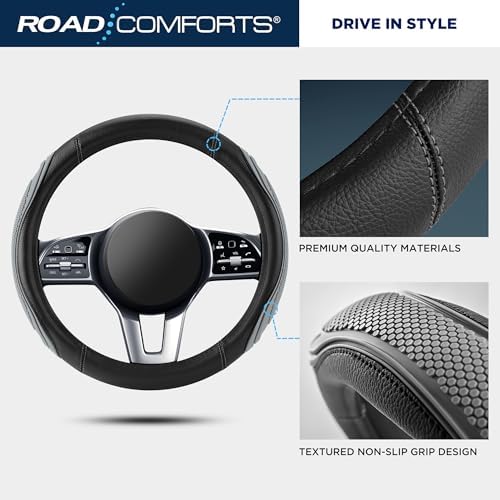 Road Comforts Car Steering Wheel Cover - Image 5