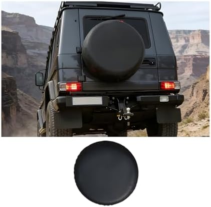 Car Spare Tire Cover, 14 Inch Leather Waterproof Dust-Proof Vehicle Spare Wheel - Image 7