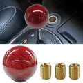 Carbon Fiber Shift Knob, Car Round Ball Gear Shifter Knobs by Unknown