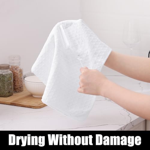 Homaxy Microfiber Kitchen Towels and Dishcloths Sets, 8 Pack - Image 3