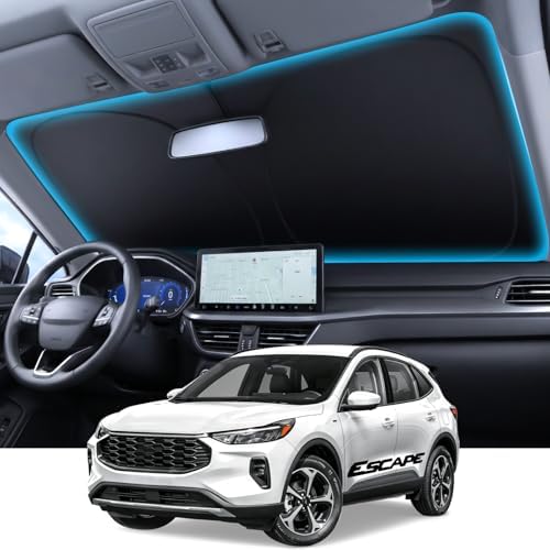 Wigoo for Ford Escape Windshield Sunshade, Custom Fit, Keeps Interior Cool by wigoo