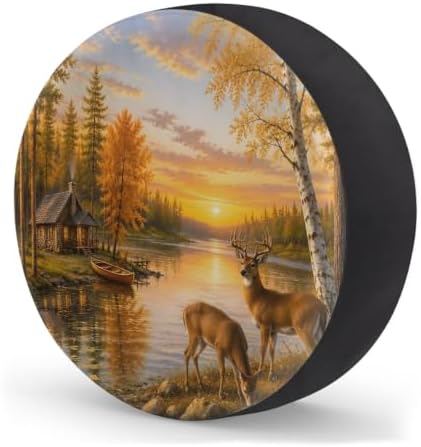 Fall Spare Tire Cover Waterproof Dust-Proof Spare Wheel Covers - Image 2