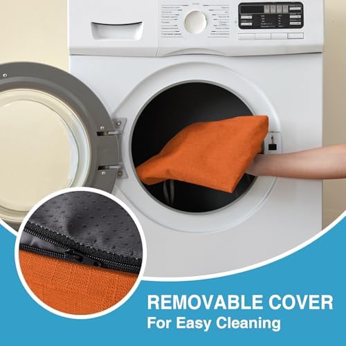 IASEAHK Chair Cushions for Dining Chairs Set of 4, Non Slip Kitchen Chair Pads - Image 5