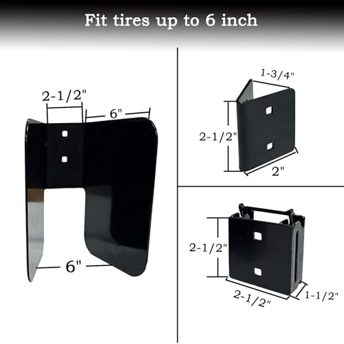 2pcs Motorcycle E Track Wheel Chock E Track Dirt Bike Wheel Chock Supports - Image 4