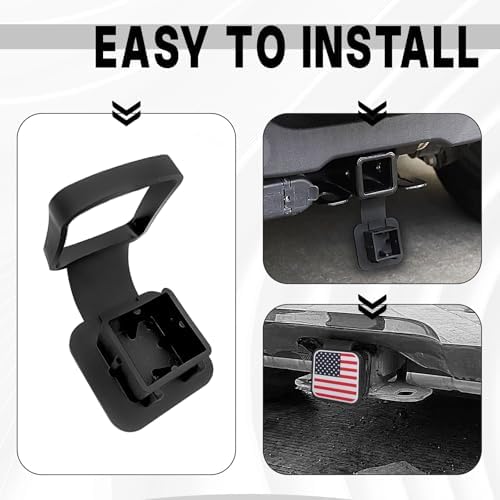 Trailer Hook Dust-Proof Plug, 1.9 Inch Hitch Cover Trailer Hitch Cover - Image 6