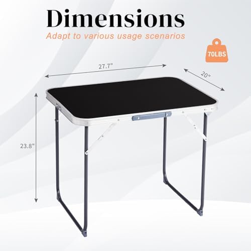 2.0 Ft Folding Portable Camping Table - Image 3