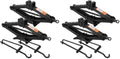 2 Set 2 Ton Scissor Jack for Car, Car Scissor Jack by GENHAKON