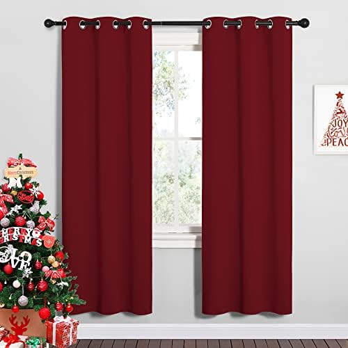 NICETOWN Burgundy Red Blackout Curtains by NICETOWN