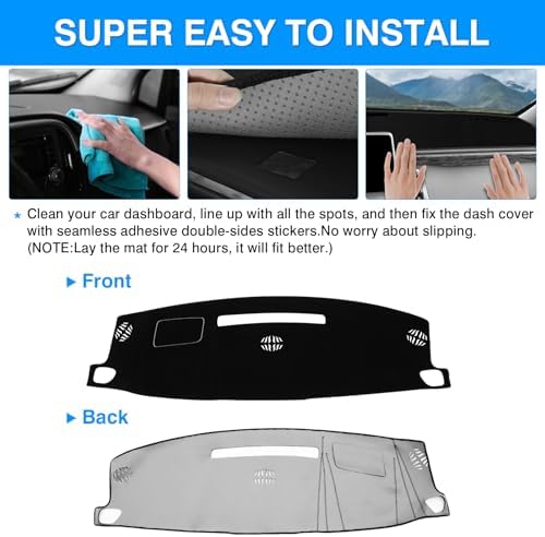 Autorder Dashboard Cover Mat for 2021-2024 Chevrolet Suburban/Tahoe/GMC Yukon - Image 5