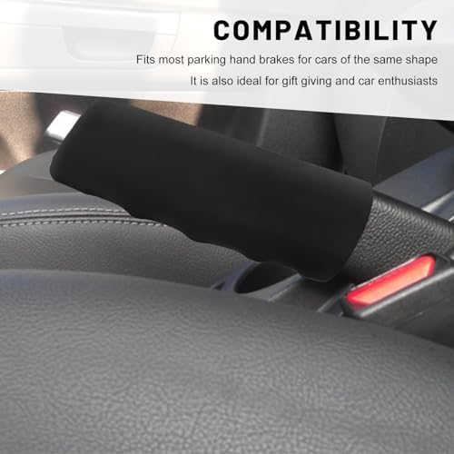 Car Handbrake Cover, Waved Shaped Auto Hand Brake Protector Comfortable Handle - Image 6