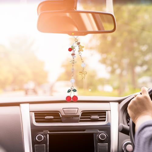 Cherry Bow Rear View Mirror Charm - Image 7