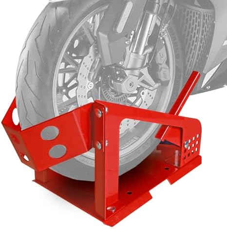 Jack Boss Motorcycle Wheel Chock, Motorcycle Stand Up to 1800 Lbs, Wide Range by JACKBOSS