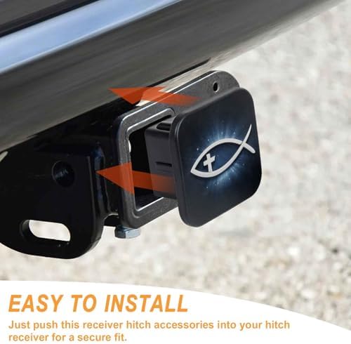 2" Trailer Hitch Cover Rubber Receiver Tube Cap Trailer Hitch Covers - Image 4