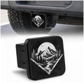 Hitch Cover Receiver Tube Hitch Plug Mountain Range, Tool-Free Install Tow by Unknown