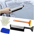 Snow Brush with Ice Scrapers for Car Windshield, Extendable 33.5" Winter Snow by Unknown