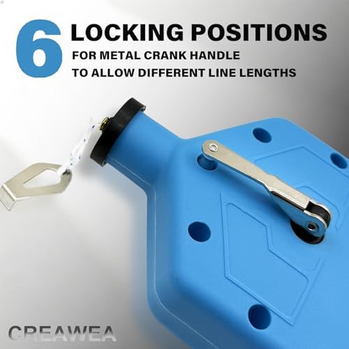 Heavy Duty Chalk Line, Professional Construction Marking Tool, 100-Foot Line - Image 3