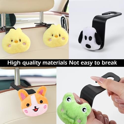 2Pack Pig Car Seat Headrest Hook Car Purse Hook Cars Seat Hooks - Image 4