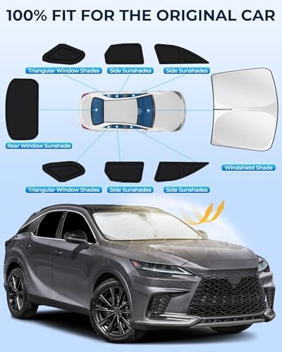 for Lexus RX 2023-2025 Car Window Shades - Image 6
