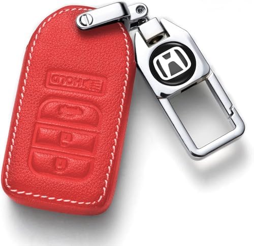 Car Key Fob Case, for Honda Civic CR-V CRV S2000 FD2 s2000 NSX Accord Pilot LX by ZERAL