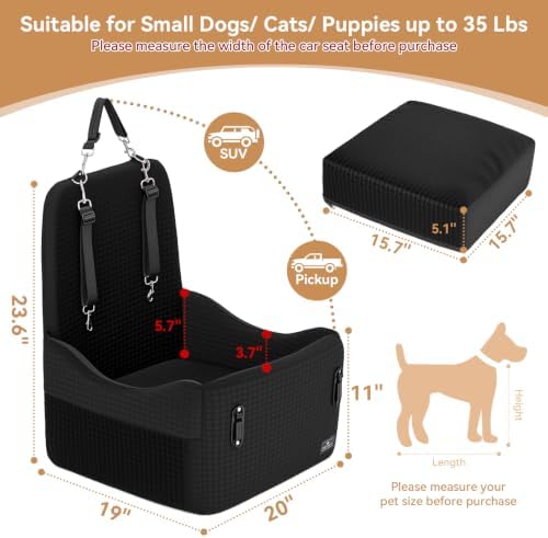 PETSFIT Dog Car Seat with Patented Safety System - Image 5