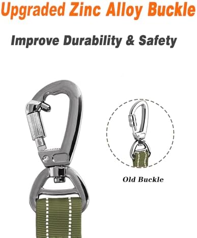 AUBELL Tactical Dog Leash Heavy Duty, 4-6ft No Pull Bungee Leash - Image 5