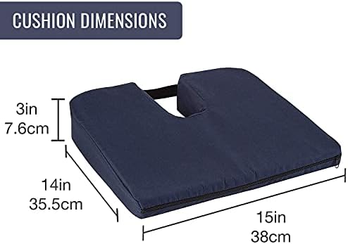 DMI Gradual Slope Seat Cushion for Coccyx, Sciatica and Tailbone Pain Used - Image 3