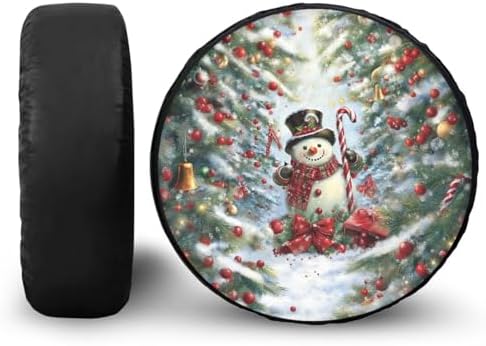 Spare Tire Cover PU Leather, Waterproof Dust-Proof Wheel Cover - Image 2