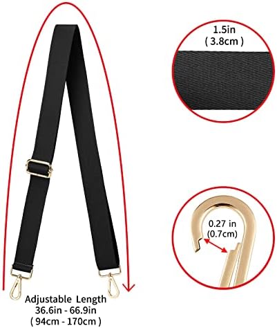ZOOEASS Wide Shoulder Strap, Adjustable Replacement Belt Crossbody Canvas Bag - Image 3