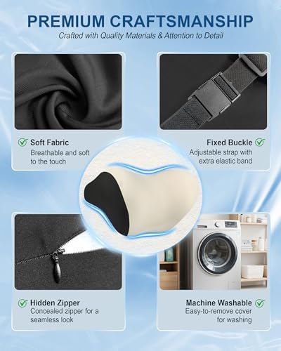 Allaboutsla 2-Pack Car Neck Pillow, Car Headrest Pillow - Image 6