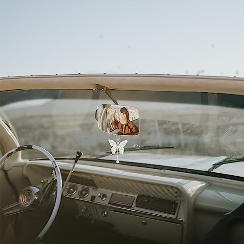 zipelo Bling Butterfly Diamond Car Accessories, Crystal Car Rear View Mirror - Image 6