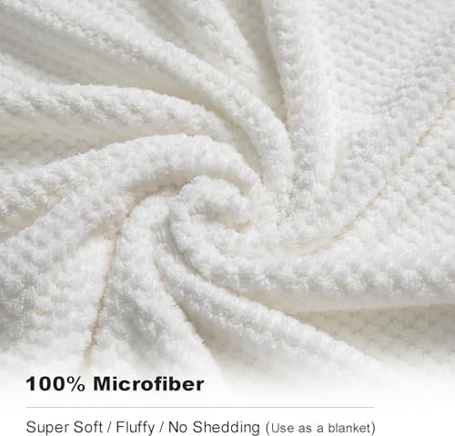 Smuge Bath Towel Set, 4-Piece 35x70 Inches, Extra Large Microfiber Bath Towels - Image 3