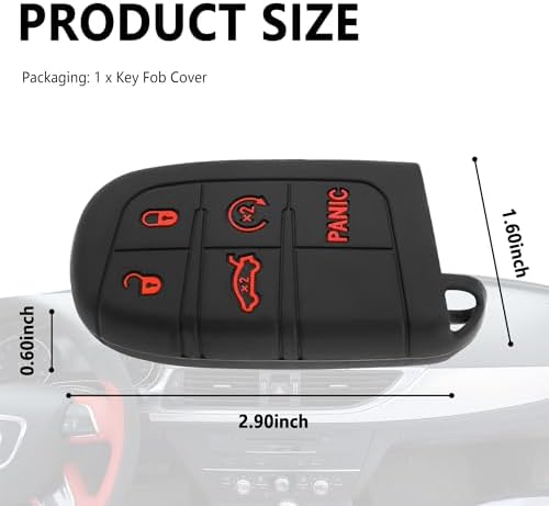 5 Buttons Key Fob Cover, Key Fob Replacement - Image 2
